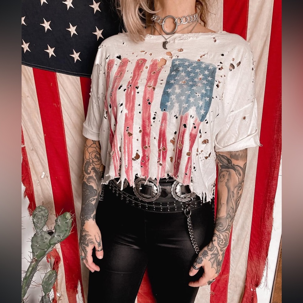 Unif Flag Tee